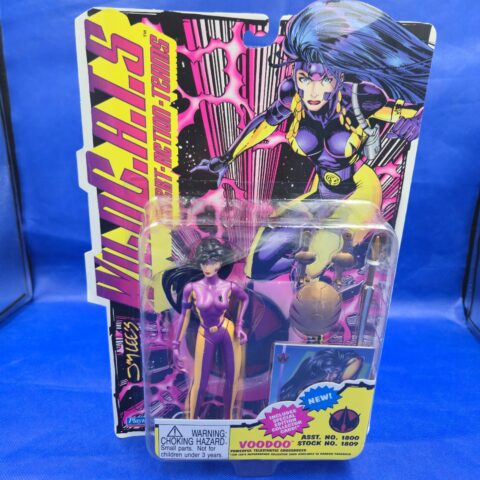 WildC.A.T.S Voodoo Figure Playmates 1994 Image Comics MOC Vintage w/ Card