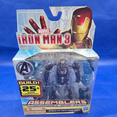 Marvel Avengers Stealth Tech Iron Man Action Figure Assemblers Series 25+ Combos