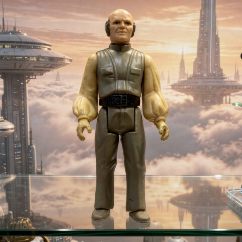 Vintage 1980 Kenner Star Wars Lobot Action Figure – LFL Hong Kong – Original ESB