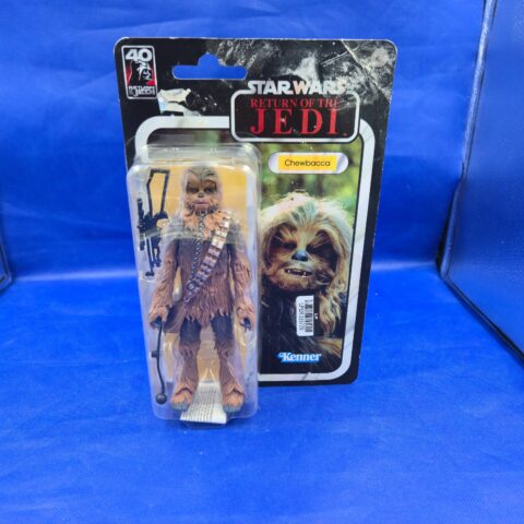 Star Wars Black Series Chewbacca ROTJ 40th Anniv DAMAGED CARD