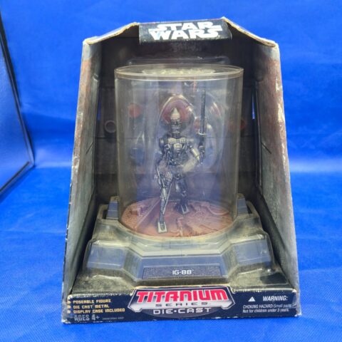Star Wars Titanium Series IG-88 Die-Cast Figure Display Case 2006 Hasbro MIB for sale at Nostalgik Vibes
