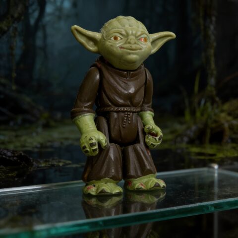 Vintage 1980 Kenner Star Wars Yoda Action Figure – LFL Hong Kong – Original ESB for sale at Nostalgik Vibes