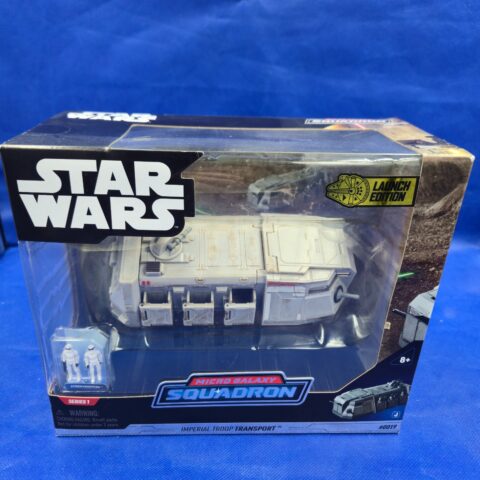 Star Wars Micro Galaxy Squadron Imperial Troop Transport Launch Edition for sale at Nostalgik Vibes