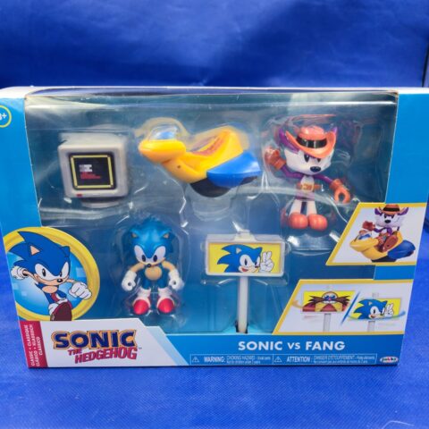 Sonic vs Fang Jakks Pacific Classic Sonic Figure Set w Accessories SEGA New for sale at Nostalgik Vibes