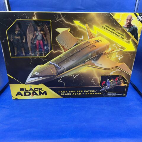 DC Black Adam Hawk Cruiser Patrol Vehicle Black Adam & Hawkman Figures Hasbro for sale at Nostalgik Vibes