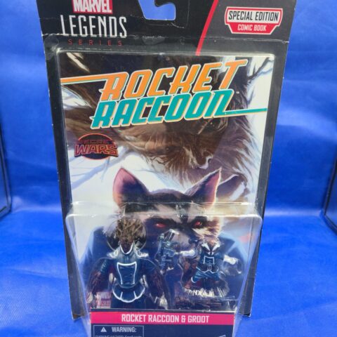 Marvel Legends Rocket Raccoon & Groot Secret Wars 2-Pack – Special Edition Comic for sale at Nostalgik Vibes