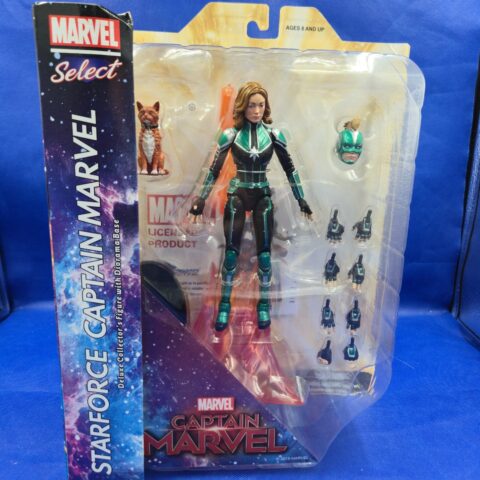 Marvel Select Captain Marvel (Starforce Costume) – 7″ Collector Figure - NiB for sale at Nostalgik Vibes