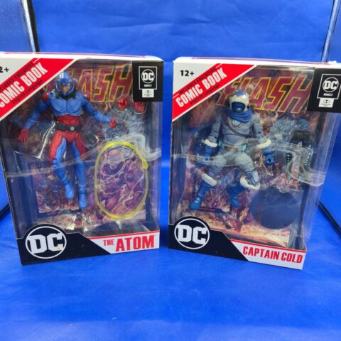 DC Direct Action Figure Lot – The Atom & Captain Cold – McFarlane Toys – NEW for sale at Nostalgik Vibes