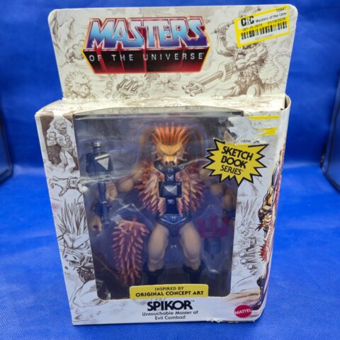 Masters Universe Spikor Sketchbook Series Mattel Figure Original Concept Art for sale at Nostalgik Vibes