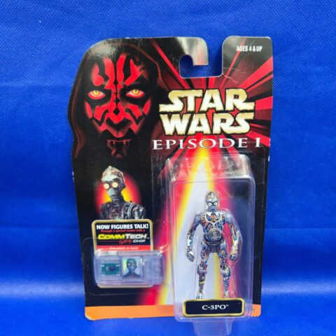 Star Wars C3PO Episode 1 Commtech 1998 Hasbro Action Figure for sale at Nostalgik Vibes