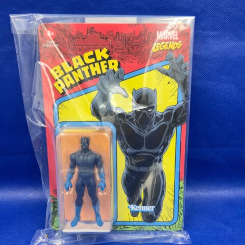 Marvel Legends RETRO BLACK PANTHER 3.75" KENNER Wave 2 Figure UNPUNCHED - MINT for sale at Nostalgik Vibes