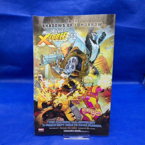 X-Force #1 2026 Marvel Inglorious X-Force Preview Cable Wolverine Variant NM for sale at Nostalgik Vibes