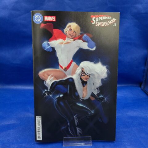 DC / Marvel: Superman / Spider-Man #1 - Cover V - David Talaski Variant - NM for sale at Nostalgik Vibes