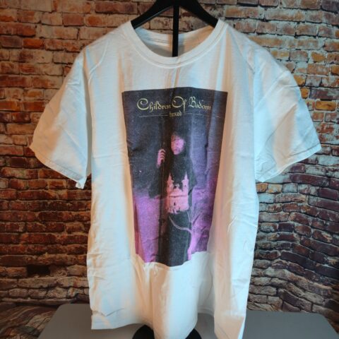 Children Of Bodom Hexed Album Graphic T Shirt White Metal Band Tee Adult XL for sale at Nostalgik Vibes