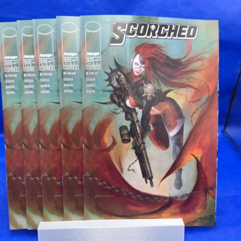 LOT OF 5 Spawn Scorched #50 CVR B Puppeteer Lee Connecting Variant NM Image for sale at Nostalgik Vibes