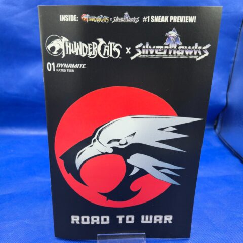 THUNDERCATS X SILVERHAWKS ROAD TO WAR (ONE SHOT) CVR D DECLAN SHALVEY VAR for sale at Nostalgik Vibes