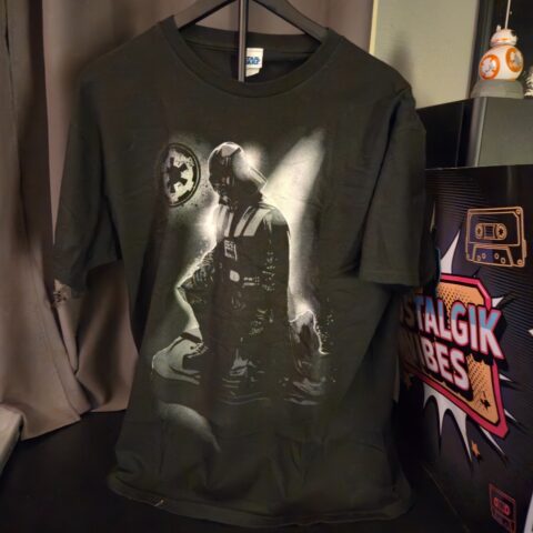 Star Wars Darth Vader Graphic T-Shirt – Black – Adult Size Large – Lucasfilm for sale at Nostalgik Vibes