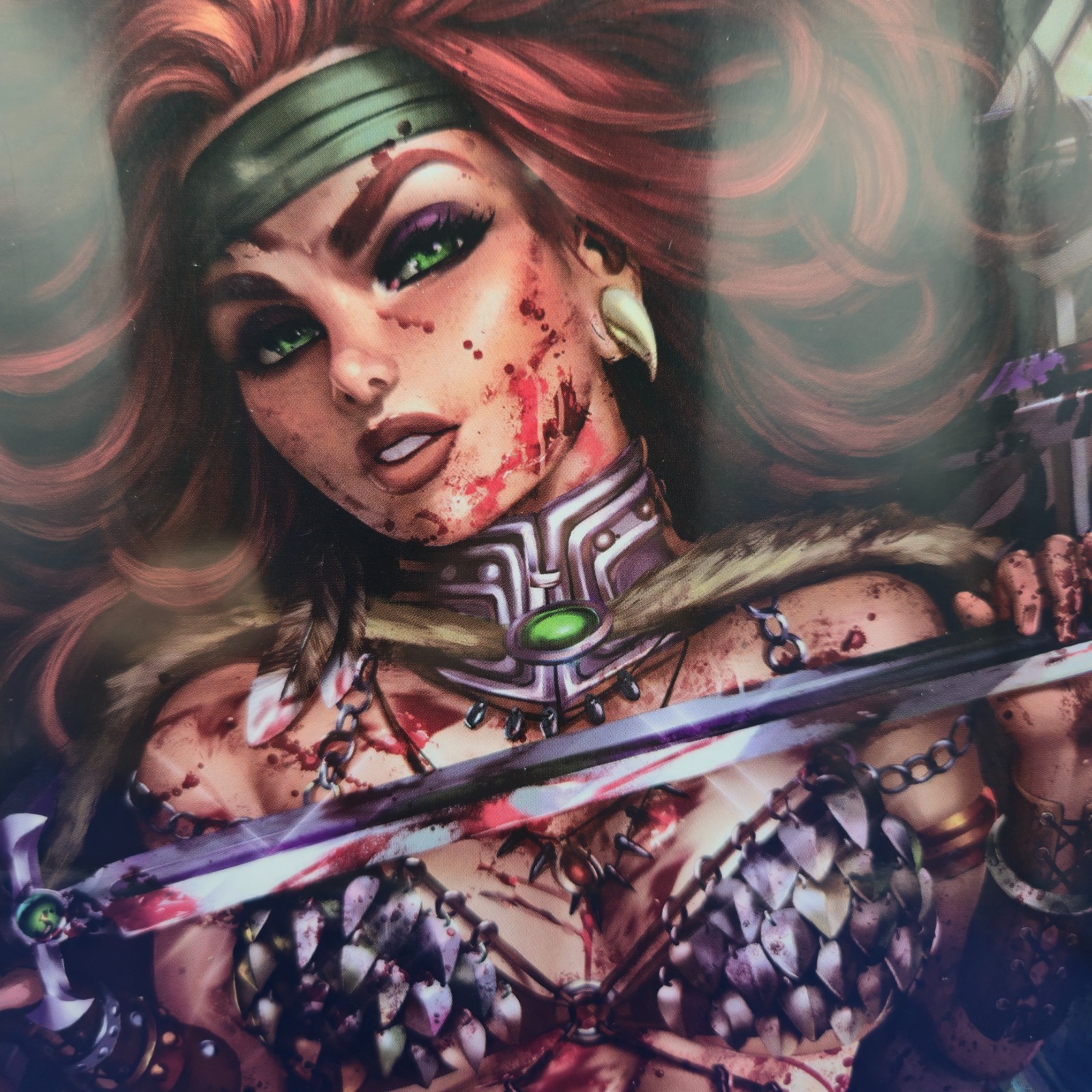 Red Sonja (2024) #8 Tristan Thompson Virgin Bloody Variant - Dynamite - view 7