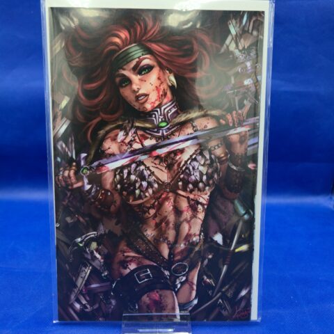 Red Sonja (2024) #8 Tristan Thompson Virgin Bloody Variant - Dynamite for sale at Nostalgik Vibes