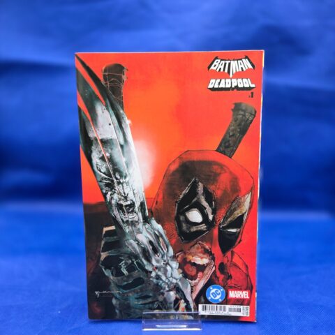 Batman Deadpool #1 Variant Cover Marvel DC Crossover Comic Sienkiewicz Art NM for sale at Nostalgik Vibes