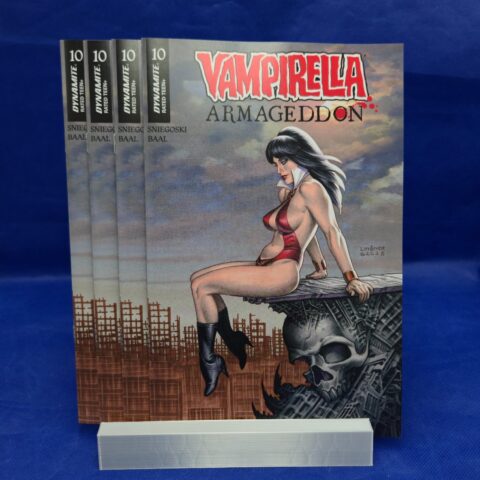 LOT OF 4 Vampirella Armageddon #10 CVR C Joseph Michael Linsner Variant NM for sale at Nostalgik Vibes