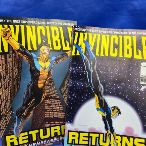 Invincible Returns #1 - Facsimile Edition 2026 - Cooke and Finch Variants for sale at Nostalgik Vibes