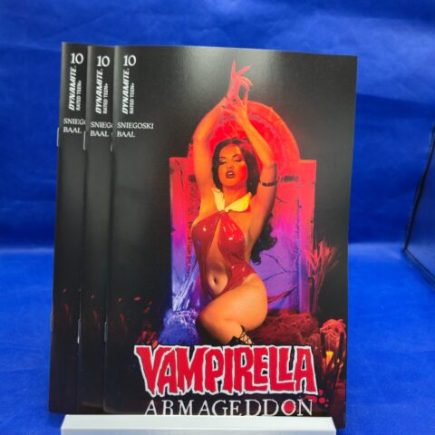 LOT OF 3 Vampirella Armageddon #10 CVR D Cosplay Variant NM Dynamite Comics for sale at Nostalgik Vibes
