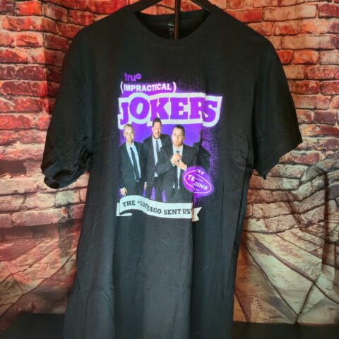 Impractical Jokers T-Shirt Mens XL Black TruTV Comedy Show Graphic Tee for sale at Nostalgik Vibes
