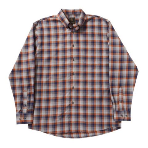 NWT F/X Fusion MENS Long Sleeve Melange Check - D215S SHIRT XLT for sale at Nostalgik Vibes