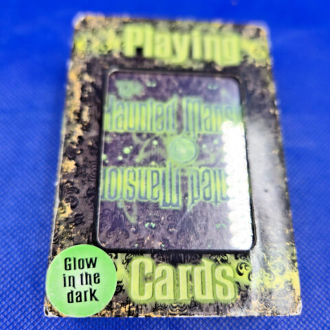 Disney Haunted Mansion Glow In The Dark Playing Cards Theme Park Exclusive Deck for sale at Nostalgik Vibes