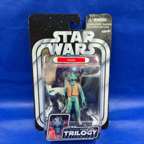 Star Wars Original Trilogy Collection Greedo Action Figure MOC Hasbro for sale at Nostalgik Vibes
