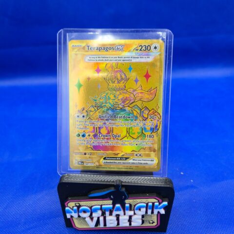 Terapagos ex 180/131 Sv: Prismatic Evolutions Holo Pokemon Card for sale at Nostalgik Vibes