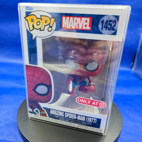 Funko Pop! Amazing Spider-Man (1977) #1452 Target Exclusive Marvel Vinyl Figure for sale at Nostalgik Vibes