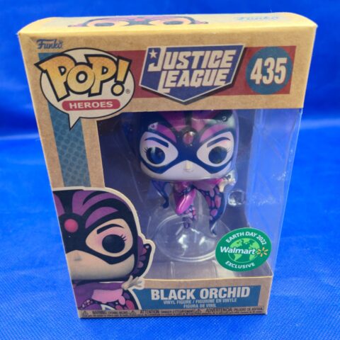 Funko Pop Heroes Black Orchid 435 Justice League Earth Day 2023 Walmart Exc for sale at Nostalgik Vibes