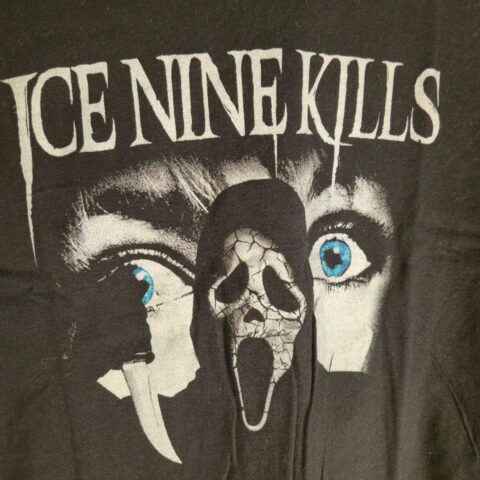 Ice Nine Kills Horror T Shirt Small Black Scream Mask Graphic Metal Band Tee for sale at Nostalgik Vibes