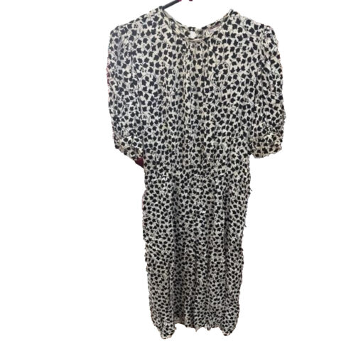 Yves Saint Laurent VINTAGE Rive Gauche Floral Dress 40 MADE IN FRANCE for sale at Nostalgik Vibes