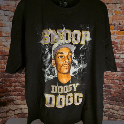 Snoop Dogg Dogg Supply Graphic T Shirt Black Mens Large Rap Hip Hop Tee for sale at Nostalgik Vibes