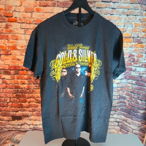 Gold & Silver Pawn Shop T Shirt World Famous Las Vegas TV Show Graphic L for sale at Nostalgik Vibes
