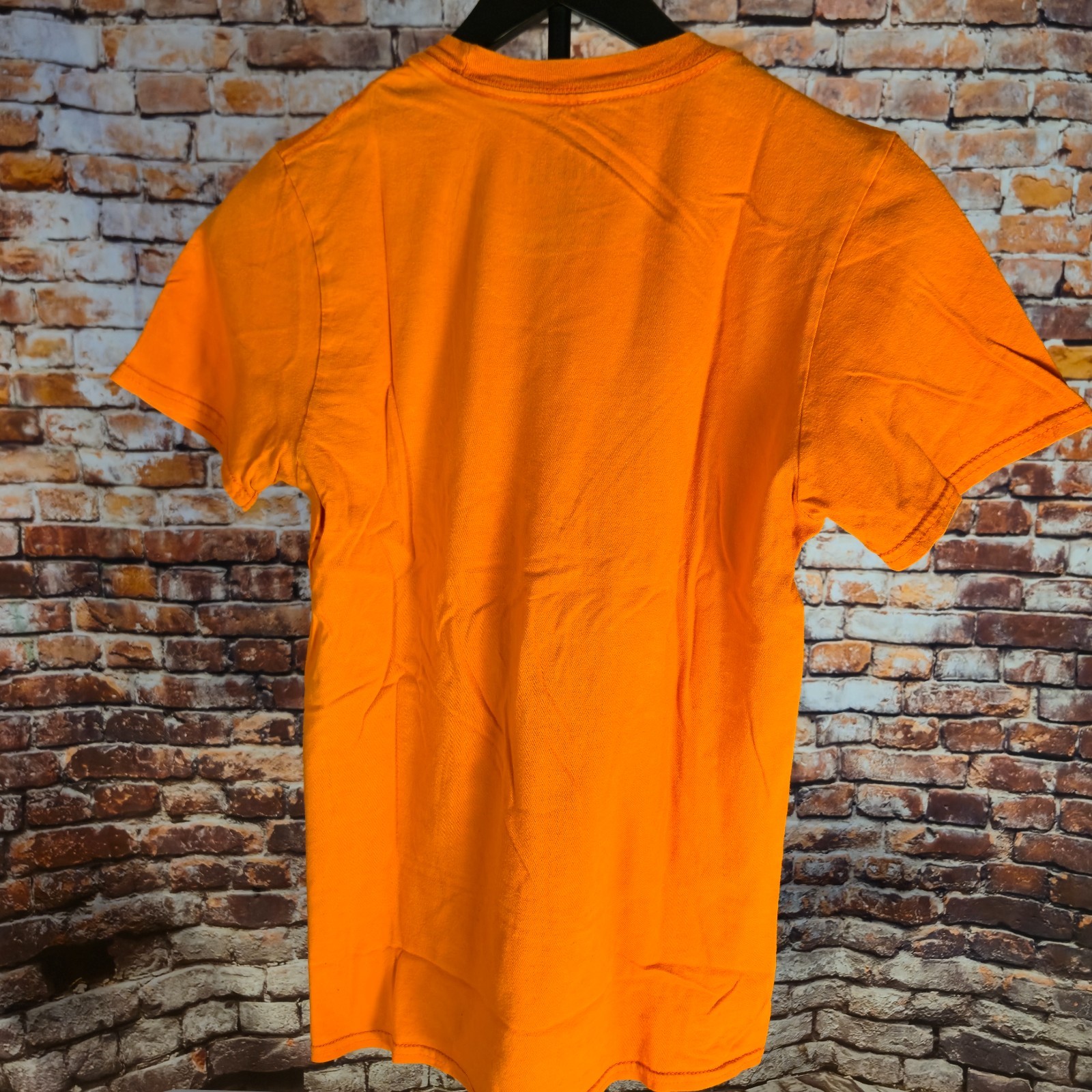 Nirvana Smiley Face T Shirt M Orange Kurt Cobain Grunge Band Logo Graphic - view 4