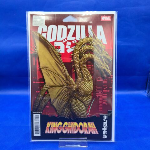Godzilla Destroys The Marvel Universe #2 John Tyler Christopher Signed Variant for sale at Nostalgik Vibes