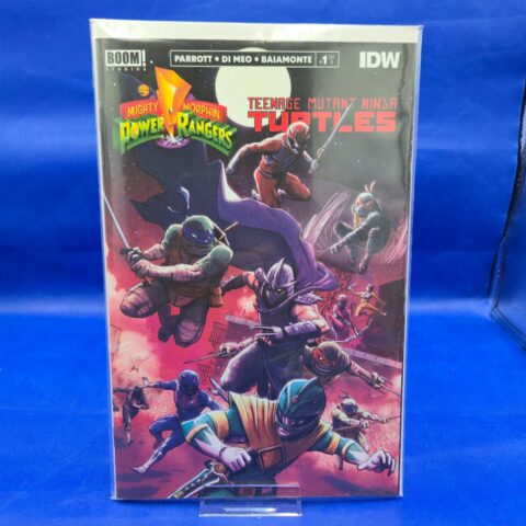 Mighty Morphin Power Rangers / Teenage Mutant Ninja Turtles [Bishop] #1 (2019) for sale at Nostalgik Vibes