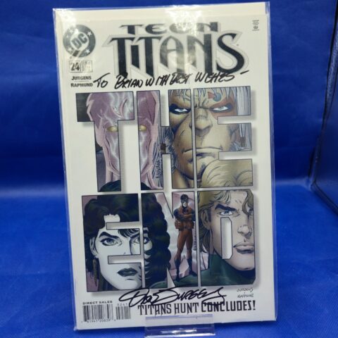 Teen Titans #24 (1998) – Signed & Personalized by Dan Jurgens – DC Comics for sale at Nostalgik Vibes