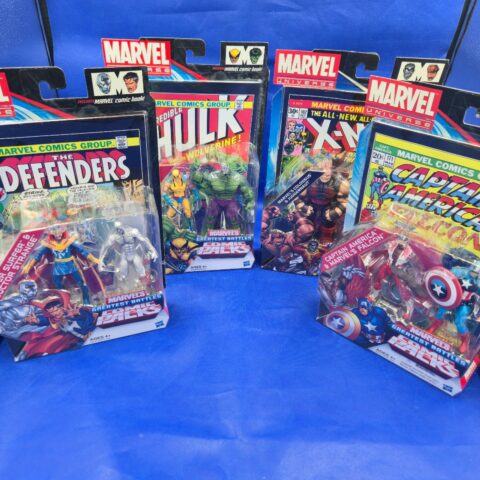 2011 Marvel Universe Greatest Battles Comic Packs Lot of 4 – Defenders NEW for sale at Nostalgik Vibes