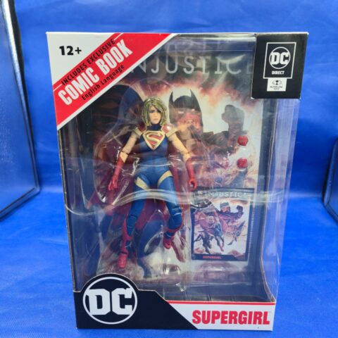 DC Direct Supergirl Action Figure w/ Comic – McFarlane Toys – NEW SEALED for sale at Nostalgik Vibes