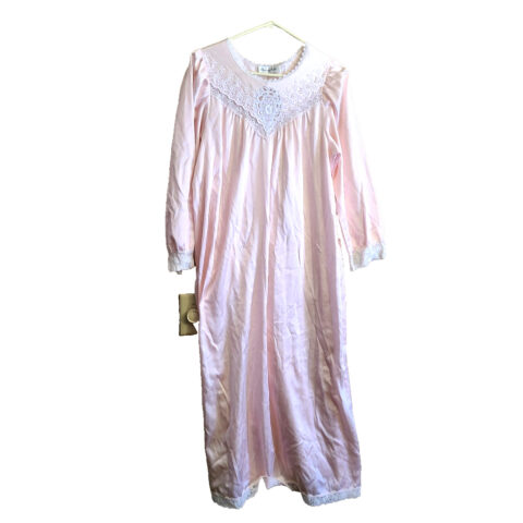 CHRISTIAN DIOR GORGEOUS PINK NIGHT GOWN VINTAGE MEDIUM for sale at Nostalgik Vibes