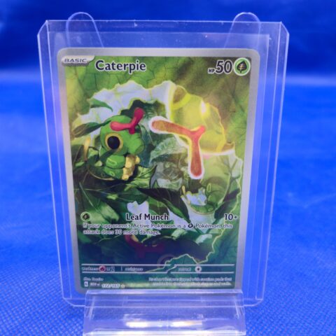 Caterpie 172/165 IR Pokemon Card Scarlet Violet 151 Illustration Rare NM