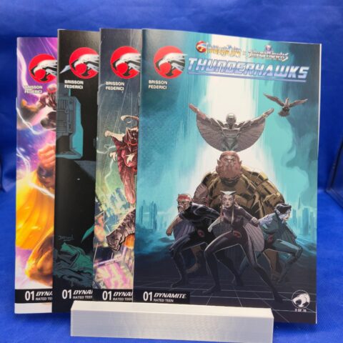 ⚡ Thundercats Silverhawks Thunderhawks #1 CVR A B C D 4-Comic Lot NM+
