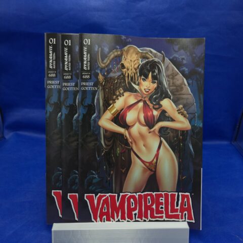 💀 Lot of 3 - Vampirella 2026 #1 CVR D Elias Chatzoudis NM