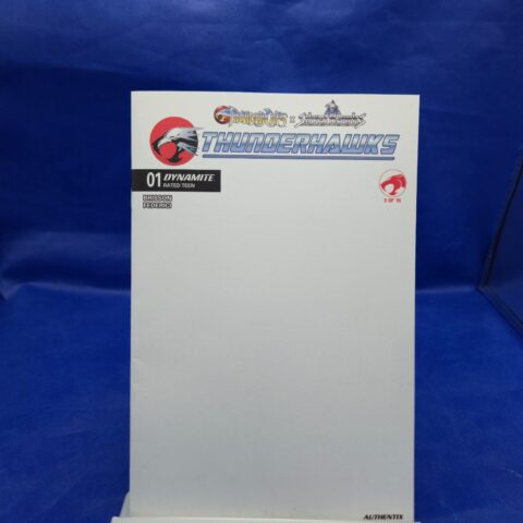 ⚡ Thundercats x Silverhawks Thunderhawks #1 CVR F Blank Authentix NM+