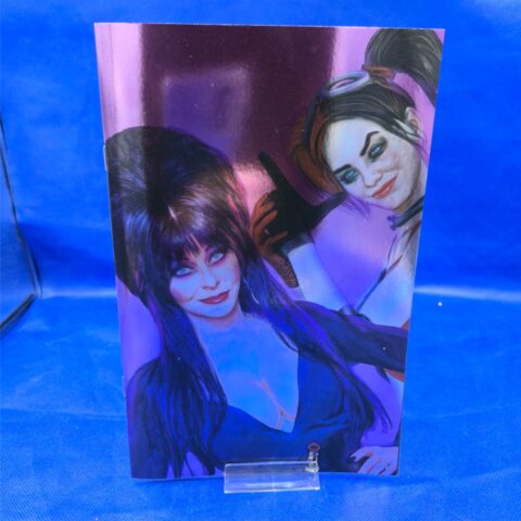 Harley Quinn x Elvira #1 Pink Foil Variant – DC, 2025, NM Condition